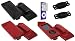 Hybrid Leather Nylon Case with Belt Clip for Apple iPod Nano Nano-Chromatic 4th 4 Generation 8 gb 8gb 16 gb 16gb 32 gb 32gb (Nano 4 Chromatic Not Included) + Bonus Young Micro Shoe Silicone Pouch for Nike+
