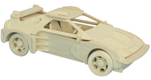 Childrens Toyshop  Toys : Ferrari - Woodcraft Construction Kit