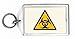 Danger Biological Hazard Keychain