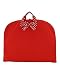 Red & White Quilted Garment Bag