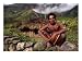 Dani Man in Front of His House Near the Baliem Gorge, Tangma, Irian Jaya, Indonesia, Figurative Photographic Poster Print by Karl Lehmann, 24x18