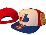 Montreal Expos Red White & Blue Adjustable Snap Back Baseball Cap Hat