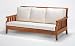 Outdoor Living : Panama Three Seat Wooden Sofa