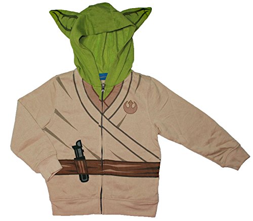 Star Wars Little Boys Toddler Yoda Character Hoodie