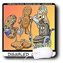 Londons Times Funny Computer Cartoons - DISABLED COOKIES - Mouse Pads