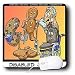 Londons Times Funny Computer Cartoons - DISABLED COOKIES - Mouse Pads