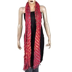 Neck Scarf Cotton Tie and Dye Outerwear 88 x 40 inches