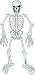 MagnaCard Cling It Up Halloween Skeleton, 18 x 24 Inches, Pack of 2 (30206)