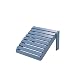 Outdoor Living : Nantucket Footrest - Newport Blue