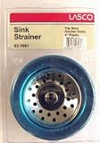 Larsen Supply #03-1061 Plas/CHR Sink Strainer