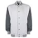 FDM Unisex Varsity / University Jacket (Contrast Sleeves)
