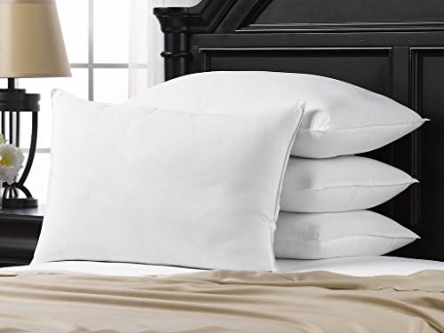 Ella Jayne Bed Pillows for Sleeping 4 Pk - King Size Pillow Set - Microfiber Shell - Gel Fiber Fill - Soft Support for Stomach Sleepers - Luxury Hotel Collection