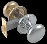 2 3/4 inch Privacy Set - Brass/Chrome Solid Brass