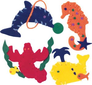 Childrens Toyshop  Toys : Ocean Critters - Finger Puppets