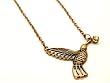 Hummingbird with crystal accent Happiness Necklace