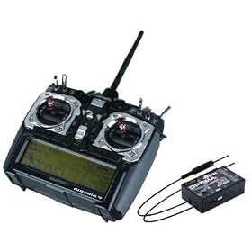 Aurora 9 2.4GHz Transmitter, Optima 9 Receiver from Radio Systems Aircraft