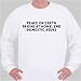 Peace On Earth Begins At Home. End Domestic Abuse Sweatshirt X-Large White