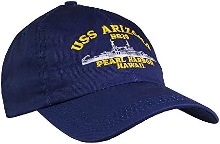 Pacific Historic Parks Men's/Women's USS Arizona Hat One Size Fits All Blue