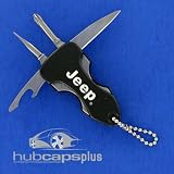 New Jeep Multi Tool Flashlight Key Chain Ring