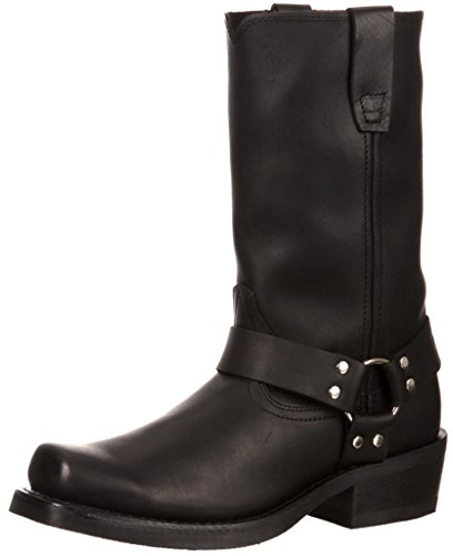 Durango Men's Harness Cowboy Boot Square Toe Black 15 EE US