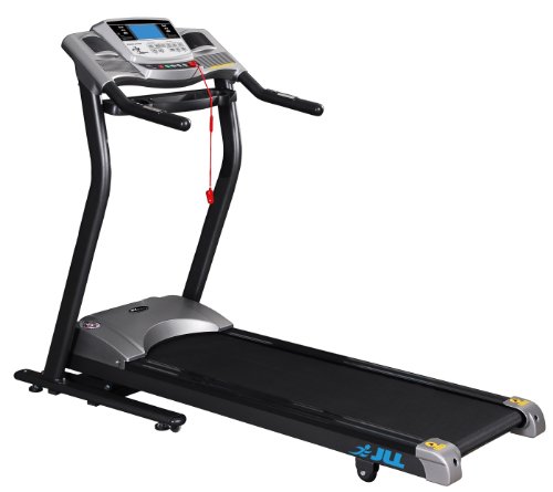 JLL D400 Digital Motorised Treadmill, FREE Two men tracked delivery, 4.0 HP motor with 5 years motor warranty, 10 degrees motor incline, ,12km/h max speed, Built-in speakers, 15 professional running programs, 41.5cm wide running deck, folding and wheels, Digital motor with unique 0.3km/h (0.18mph) smooth start speed, Lifetime frame guarantee and 2-year comprehensive machine on-site warranty
