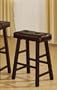 Set of 2 Counter Bar Stool - 24"H Espresso Finish