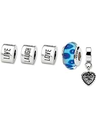 Reflection Beads Silver Live Love Laugh Boxed Bead Set