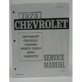 1973 Corvette GM Shop and Service Manual