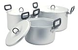 CAMPING 3-PIECE ALUMINIUM SAUCEPAN SET - The perfect partner! Outdoor Living