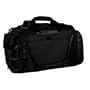 Port & Company Two-Tone Medium Duffel, Black/Black