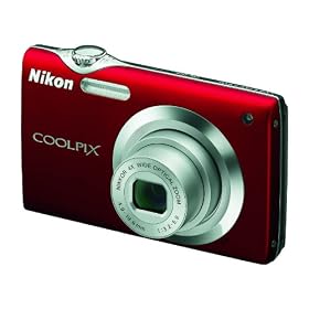 Nikon S3000 Digital Camera - Red (12MP, 4x wide Optical Zoom)  2.7 inch LCD