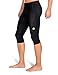 SKINS Men's A400 Compression 3/4 Tights, Black, Medium