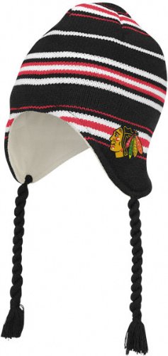 Chicago Blackhawks Tassel Knit Hat