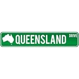 New  Queensland Drive - Sign / Signs  Australia Street Sign City