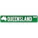 New  Queensland Drive - Sign / Signs  Australia Street Sign City