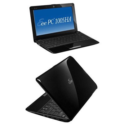 ASUS Eee PC 1005HA-VU1X-BK 10.1-Inch Black Netbook - 8.5 Hour Battery Life