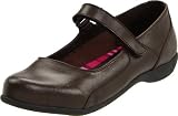 Hush Puppies Little Kid/Big Kid Pep Rally Mary Jane,Brown,4 W Big Kid