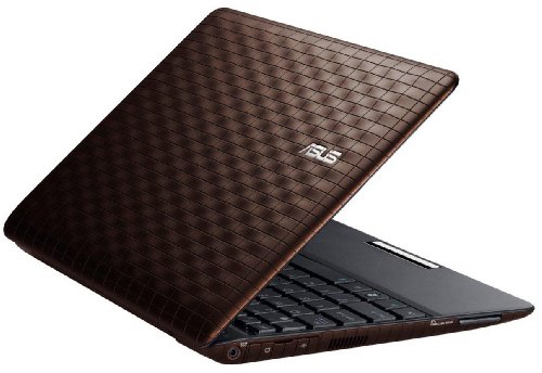 Asus 1008P Karim Rashid Collection 25,7 cm (10,1 Zoll) Netbook (Intel Atom N450 1.6GHz, 1GB RAM, 250GB HDD, Win 7 Starter) braun
