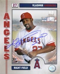 Guerrero, Vladimir (Los Angeles Angels) Autographed/Hand Signed 8x10 Photo