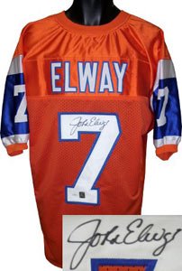 John Elway Signed Denver Broncos Jersey