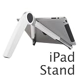 Sale GTMax White Portable Adjustable Foldable Stand Kickstand for iPad,Samsung tab 10.1 tablet,Motorola Xoom,Blackberry Playbook,Laptop, kindle dx, NOOk Color, PS3, PSP, tablet pcs and ereaders * Extendable aluminimun alloy reinforced legs for heavier and larger devices.