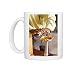 Oil lamp in Hindu temple, Dubai, United Arab Emirates, Middle East Photo Mugs