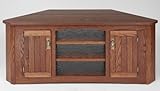 IMAGE OF #997 Solid Wood TV Stand Mission Oak Plasma LCD Corner TV Stand