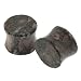 Fossil Insect Jasper Stone Plugs - 0G - Sold as a Pair