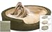 All Season Oval Snuggly Sleeper, Mocha, Large 31 By 24 Inches
