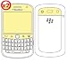 2 x Martin Fields - Overlay Plus Screen Protector - Displayschutz unsichtbar folie für Blackberry Bold 9900 9930