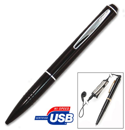 MemoQ Pen Voice Recorder w/12-Hour Battery & Voice Activation