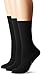 HUE Women's Relaxed Top Crew Sock (Pack of 3)