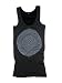 Natural Born Yogi Damen Yoga Tanktop Buddhaday, schwarz - graphit, S, wota.s.11-buda