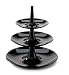Babell Black Triple Tier Cake Stand
